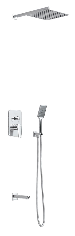 İtimat 802.01 Ankastre Banyo Bataryası Seti - Üç Yönlü